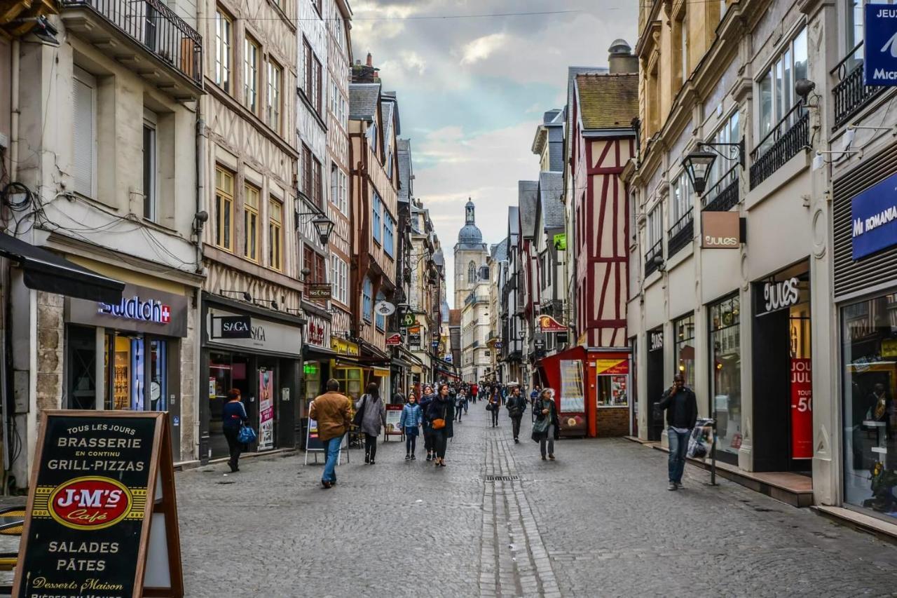 Ancien Hôtel Particulier - Pl du Vieux Marché 4 pers Rouen Extérieur photo